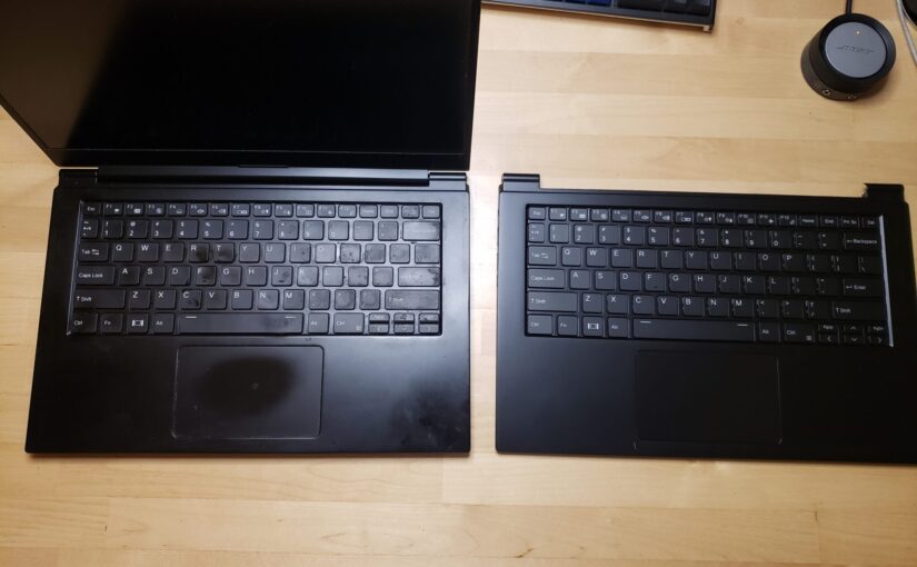 Replacing the keyboard on my 2020 System76 Lemur Pro lemp9 laptop