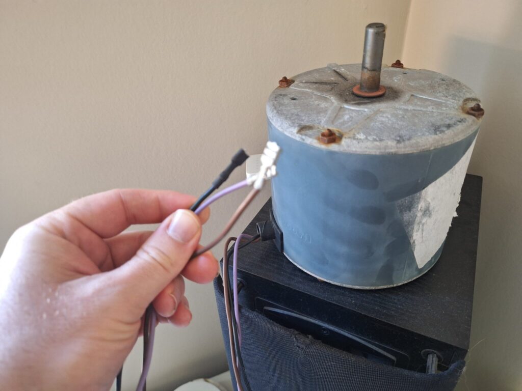 Old A/C fan motor
