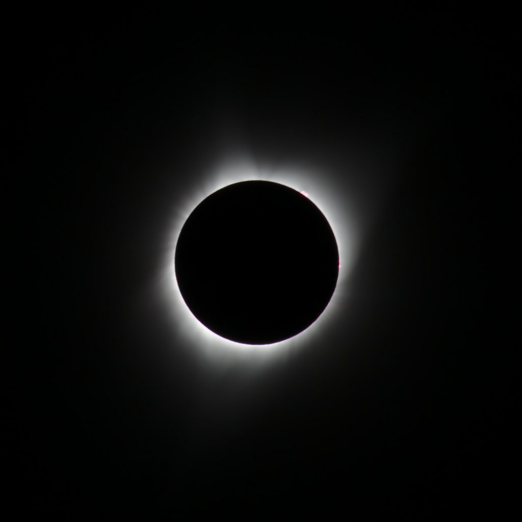 Total solar eclipse photo